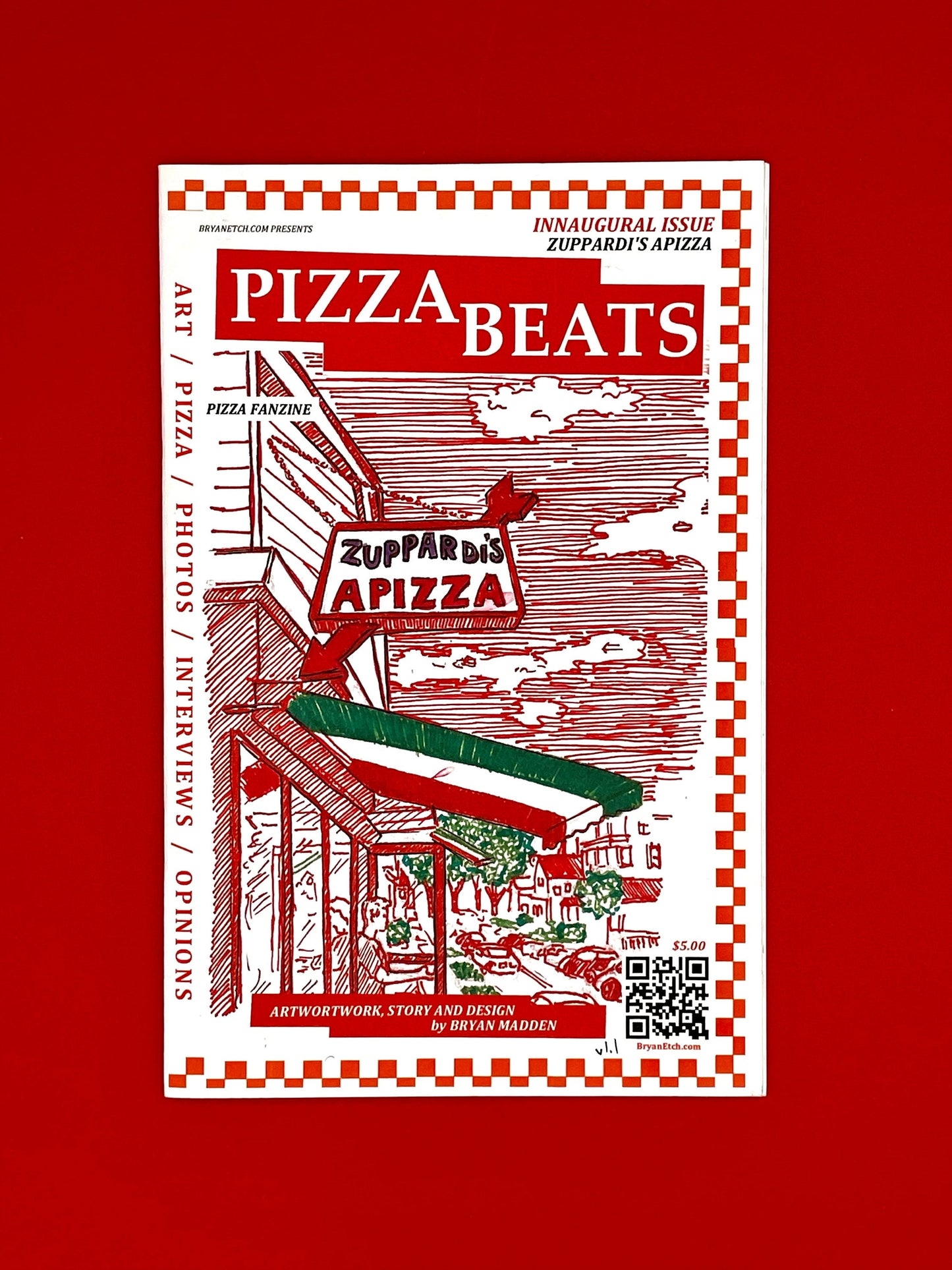 PIZZA BEATS Zine - Issue #1: Zuppardi’s Apizza - A Pizzeria Fanzine by Bryan Etch