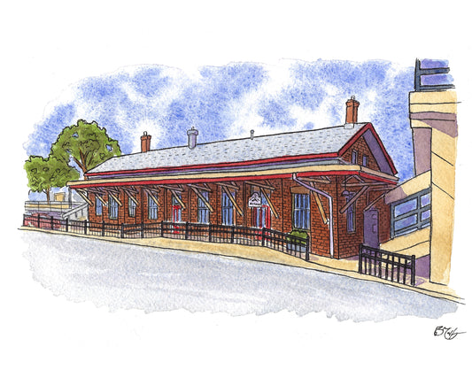 The Nauti Dolphin - Fairfield, CT Art Print by Bryan Etch