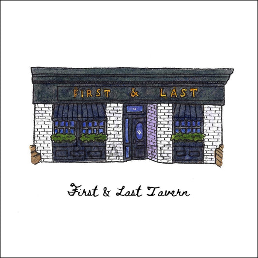 First & Last Tavern Storefront Series, Hartford, CT - Art Print