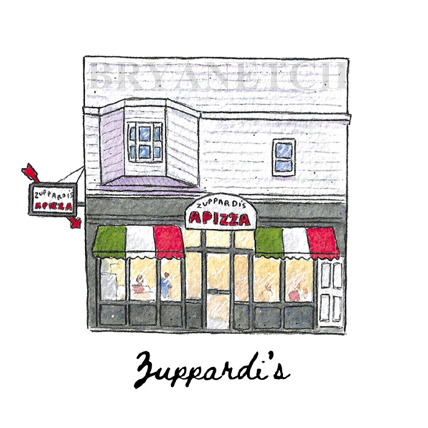 Zuppardi's Apizza Storefront Series, West Haven, CT - Art Print