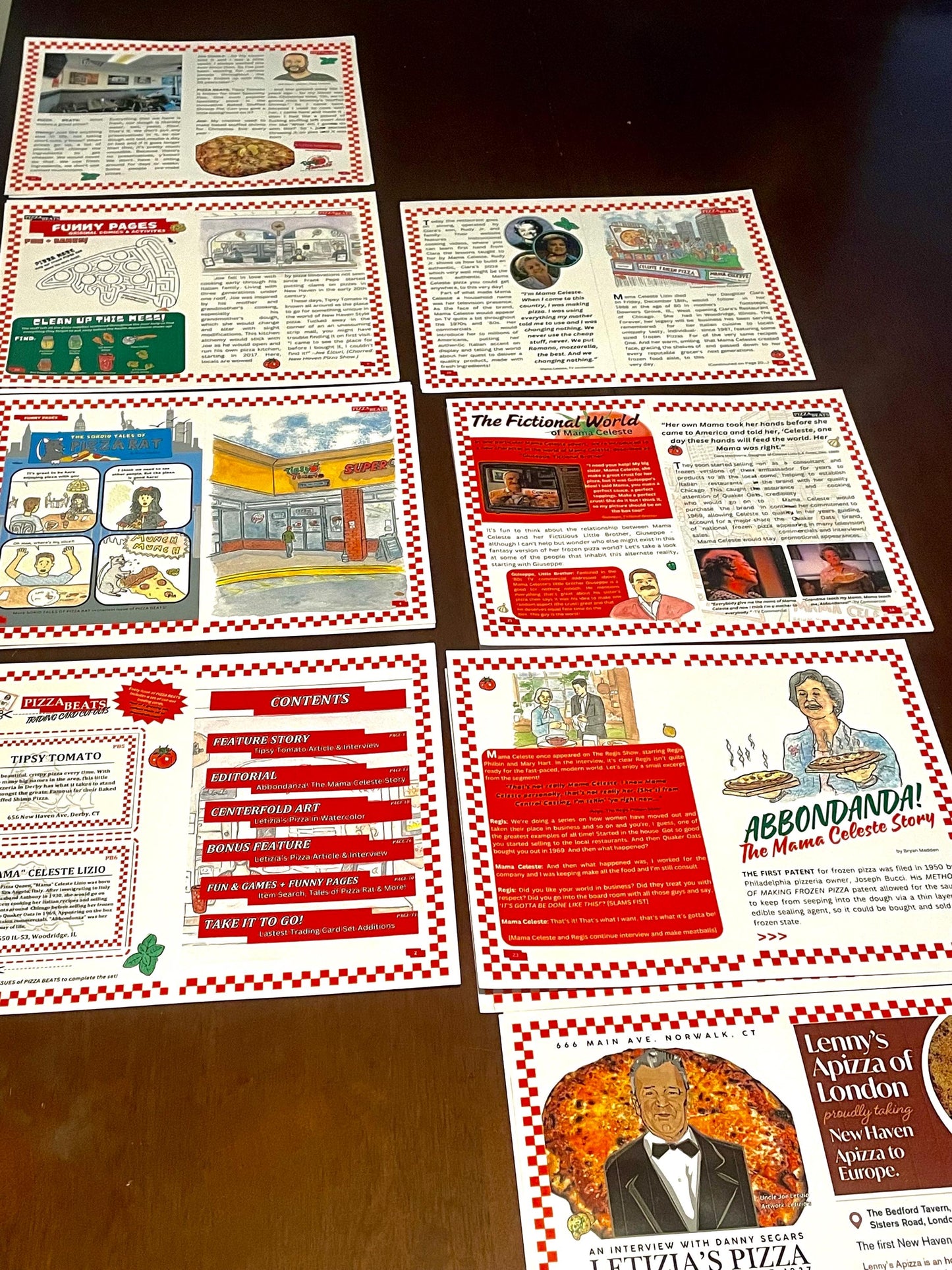 PIZZA BEATS Zine - Issue #3: Tipsy Tomato, Letizia’s Pizza, Mama Celeste (Double Issue)